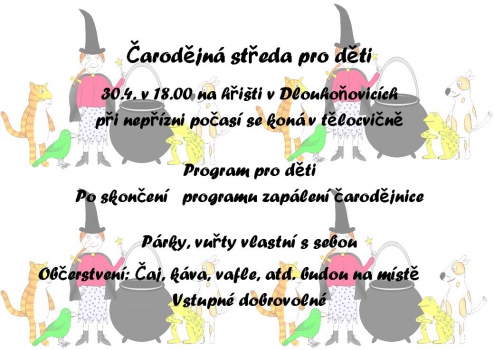 Čarodějnická středa pro děti